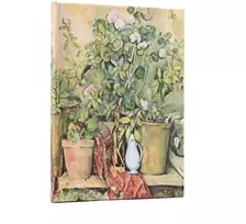 KNYGA paperblanks Cezanne’s Terracotta Pots and Flowers Midi Address Book (Elastic Band Closure)