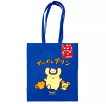 KNYGA Pyramid Pompompurin (4 Friends) Navy Tote Bag