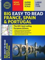 KNYGA Bookshop Philip's Big Easy to Read France, Spain & Portugal Road Atlas