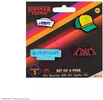 KNYGA Bookshop Pin set of 4 - Stranger Things Season 3