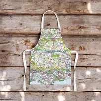 KNYGA Bookshop OS Map Kids Apron - South Downs National Park