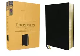 KNYGA Frank Charles Thompson KJV, Thompson Chain-Reference Bible, European Bonded Leather, Juodas, Raudona Letter, Comfort Print