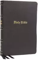 KNYGA Thomas Thomas Nelson KJV Holy Bible: Large Print Thinline, Juodas Genuine Leather, Raudona Letter, Comfort Print: King James Version