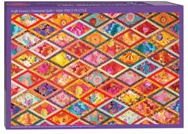 KNYGA C&T Kaffe Fassett’s Diamond Quilt Jigsaw Puzzle