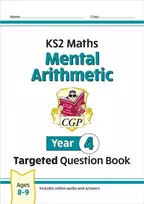 KNYGA Cgp Books KS2 Maths Year 4 Mental Arithmetic Targeted Question Book (includes Online Answers & Audio Tests)