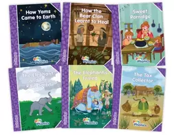 KNYGA Sara Wernham Jolly Phonics Folktales Violetinė Readers (Level 5) Complete Set (1-6)