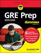 KNYGA Ron Woldoff GRE Prep 2025/2026 For Dummies