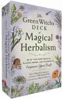 KNYGA Arin Murphy Hiscock Žalias Witch's Deck of Magical Herbalism