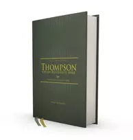 KNYGA Frank Charles Thompson ESV, Thompson Chain-Reference Bible, Hardcover, Žalias, Raudona Letter