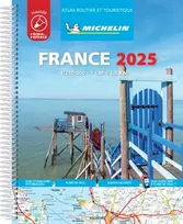 KNYGA Bookshop France 2025 - Tourist & Motoring Atlas Laminated Spiral