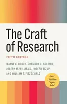 KNYGA Wayne C Booth Craft of Research, Fifth Edition