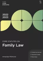 KNYGA Amanda Millmore Core Statutes on Family Law 2022-23