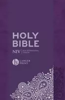 KNYGA New International Version NIV Larger Print Personal Violetinė Soft-Tone Bible