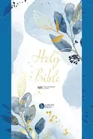 KNYGA New International Version NIV Larger Print Mėlyna Soft-tone Bible with Zip