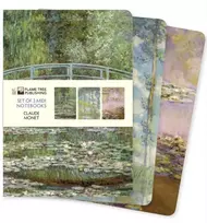KNYGA Flame Tree Studio Claude Monet Set of 3 Midi Notebooks