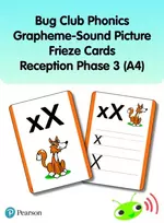 KNYGA Bookshop Bug Club Phonics Grapheme-Sound Picture Frieze Cards Reception Phase 3 (A4)