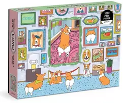 KNYGA Bookshop Museum of the Corgi 1000 Piece Puzzle