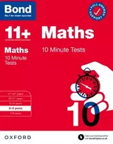 KNYGA Sarah Lindsay Bond 11+ Maths 10 Minute Tests with Answer Support 8-9 metai (for GL Assessment & other 11 plus exams)