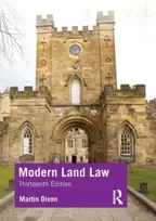 KNYGA Martin Dixon Modern Land Law