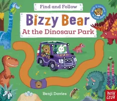 KNYGA Benji Davies Bizzy Bear Find and Follow: At the Dinosaur Park