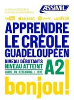 KNYGA Bookshop Apprendre Le Creole Gradeloupeen niveau A2