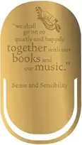 KNYGA Bookshop Bookmark Metal - Pulteney Press (Jane Austen)