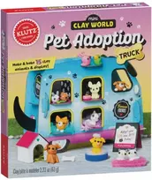 KNYGA Bookshop Mini Clay World Pet Adoption Truck