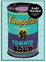 KNYGA Bookshop Andy Warhol Soup Can Greeting Card Puzzle