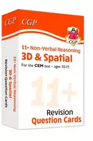 KNYGA Bookshop 11+ CEM Revision Question Cards: Non-Verbal Reasoning 3D & Spatial - Ages 10-11