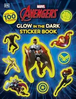 KNYGA Dk Publishing Marvel Avengers Glow in the Dark Sticker Book