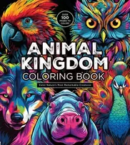 KNYGA Editors of Chartwell Books Animal Kingdom Coloring Book