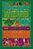 KNYGA Carlo Collodi Adventures of Pinocchio and Wonderful Wizard of Oz, MinaLima Illus. Intl Box Set
