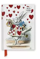 KNYGA Flame Tree Studio Alice's Adventures in Wonderland: Baltas Rabbit (Foiled Blank Journal)