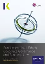 KNYGA Bookshop BA4 FUNDAMENTALS OF ETHICS, CORPORATE GOVERNANCE AND BUSINESS LAW - EXAM KIT
