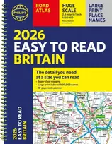 KNYGA Bookshop 2026 Philip's Easy to Read Road Atlas of Britain