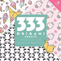 KNYGA Ct Publishing 333 Origami Sheets Kawaii Designs