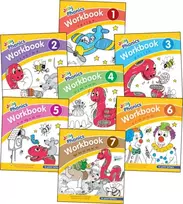 KNYGA Sue Lloyd Jolly Phonics Workbooks 1-7 in Print Letters