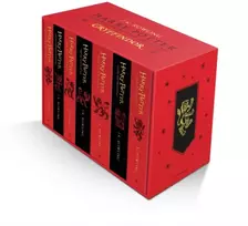 KNYGA J K Rowling Harry Potter Gryffindor House Editions Paperback Box Set