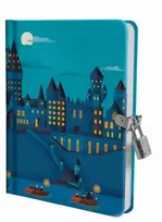 KNYGA Insight Editions Harry Potter: Hogwarts Castle at Night Lock and Key Diary