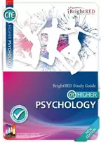 KNYGA Alistair Barclay BrightRED Study Guide CfE Higher Psychology - New Edition