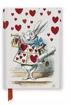 KNYGA Flame Tree Studio Alice's Adventures in Wonderland: Baltas Rabbit (Foiled Journal)