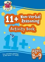 KNYGA Cgp Books 11+ Activity Book: Non-Verbal Reasoning - Ages 8-9
