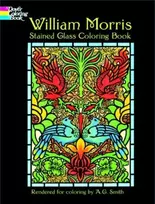 KNYGA William Morris Stained Glass Coloring Book