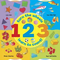KNYGA Jan Lewis 1 2 3: Turn the Wheels - Learn to Count
