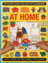 KNYGA Isabel Clark Sticker and Colour-in Playbook: at Home