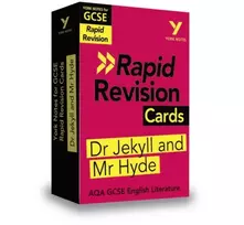 KNYGA Anne Rooney York Notes RAPID AQA GCSE (Revision Cards) The Strange Case of Dr Jekyll and Mr Hyde - for 2026, 2027 exams