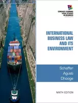 KNYGA Richard Schaffer International Business Law and Its Environment