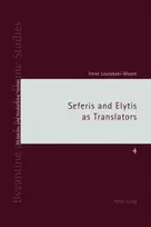KNYGA Irene Loulakaki Moore Seferis and Elytis as Translators