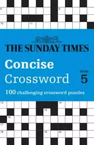 KNYGA The Times Mind Games Sunday Times Concise Crossword Book 5, 100 Challenging Crossword Puzzles