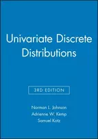 KNYGA Norman L Johnson Univariate Discrete Distributions, 3e Set